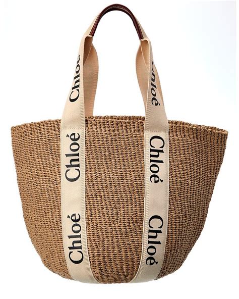 chloe basket|chloe tote bag large.